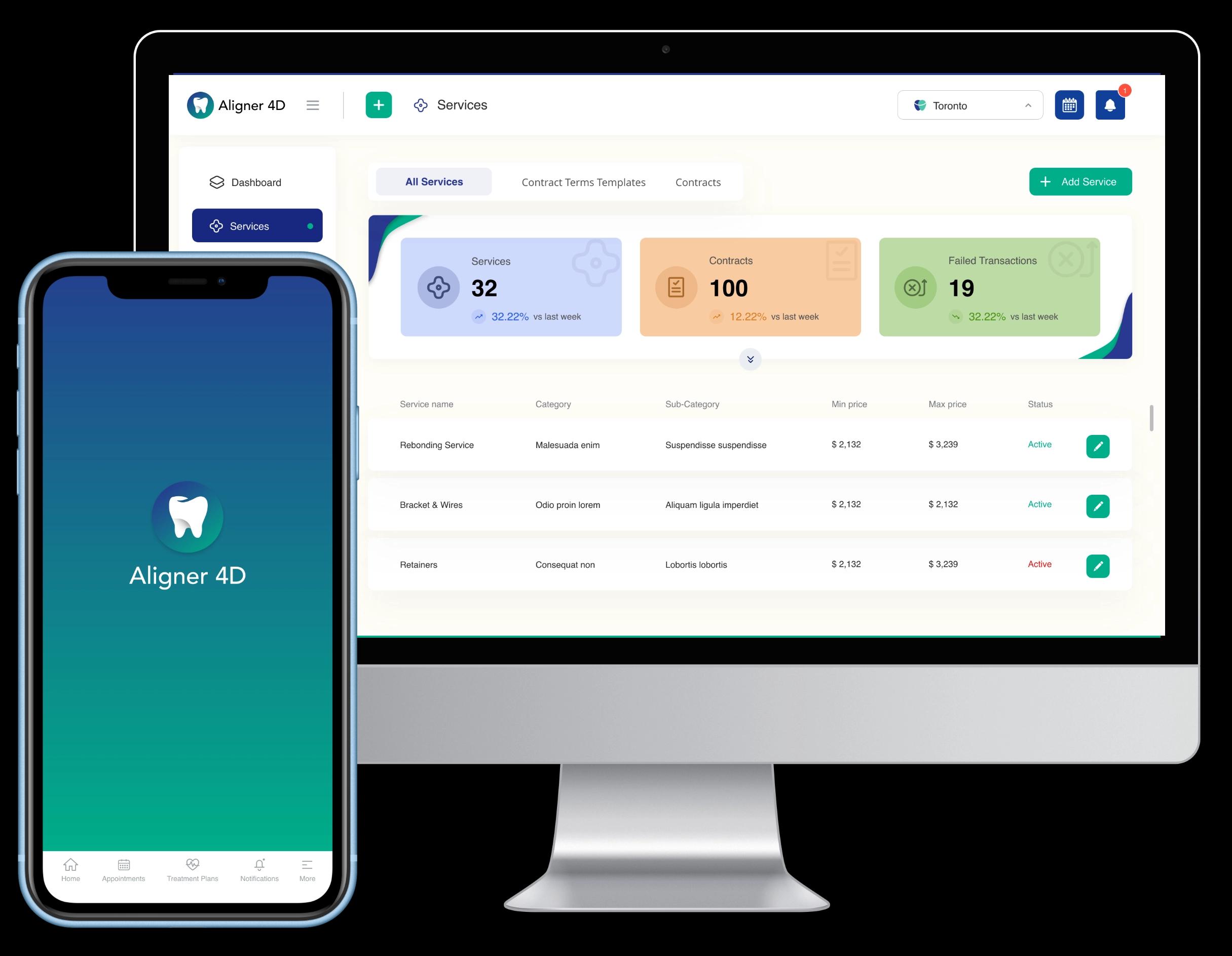aligner-landing-mockup
