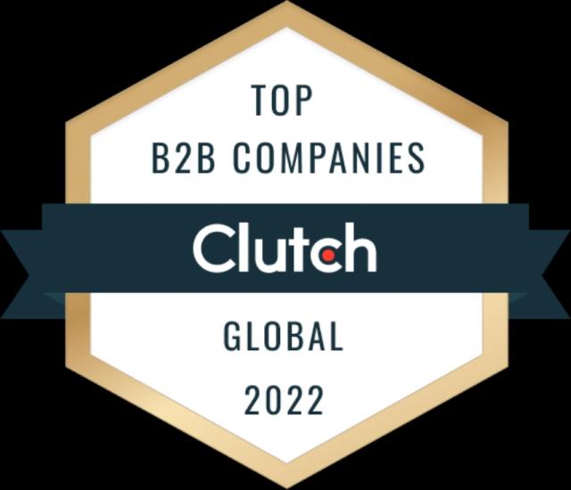 Top B2B Companies Global, Clutch 2022