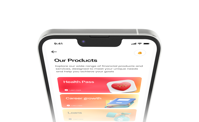 Finobuddy app mockup