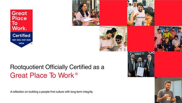 Rootquotient Officially Certified as a Great Place to Work®
